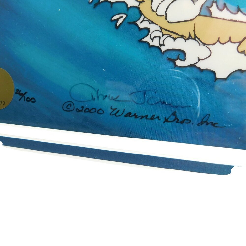 The Perfect Wave Bugs Bunny Cel Chuck Jones Signed Limited Edition Art Mermaid - Picture 3 of 5